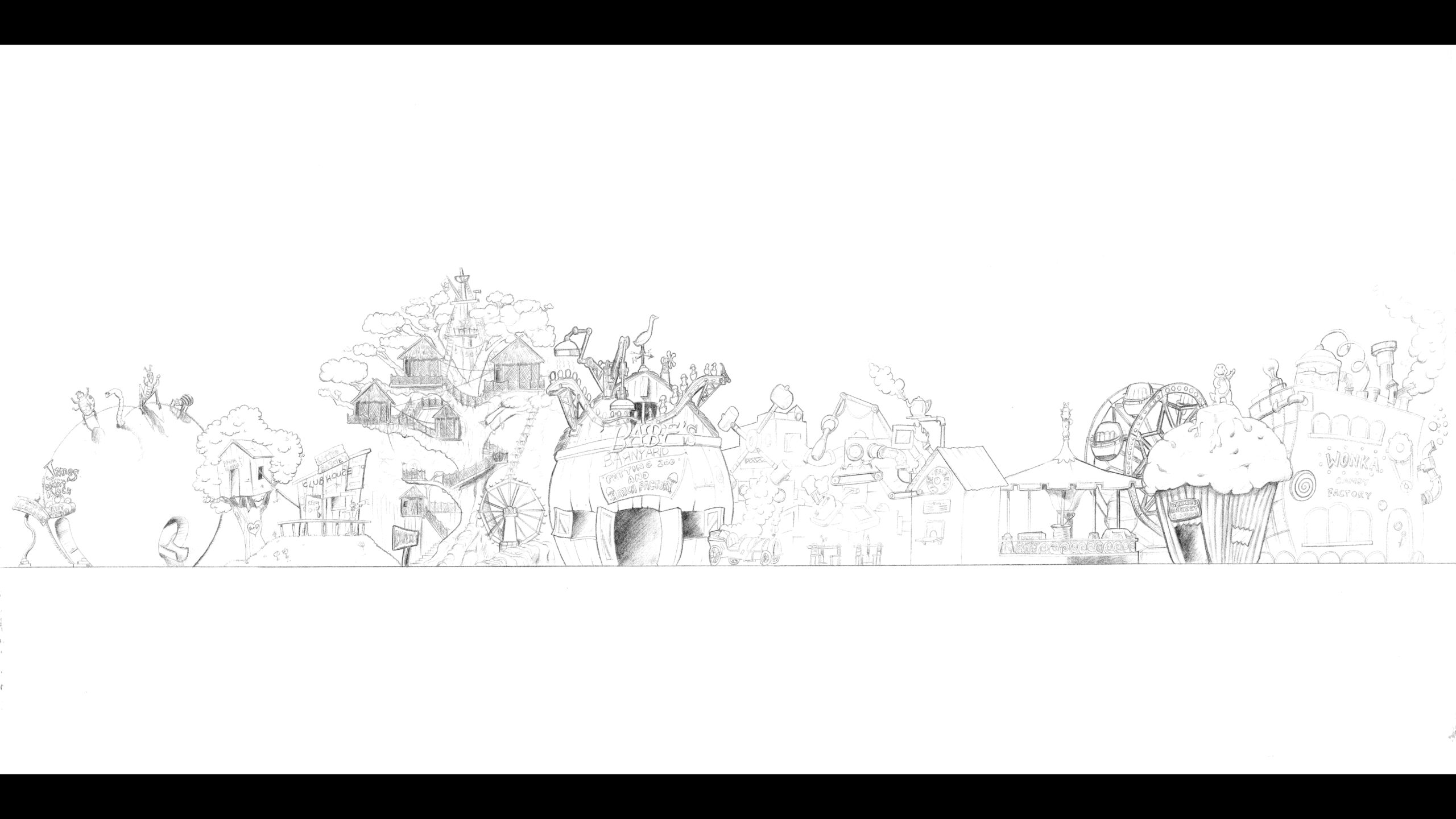 RENAISSANCE ENTERTAINMENT CHILDREN CARTOON CONCEPT ILLUSTRATION ...